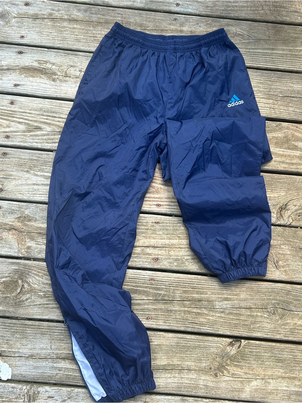 adidas Navy Blue Men's Windbreaker Joggers